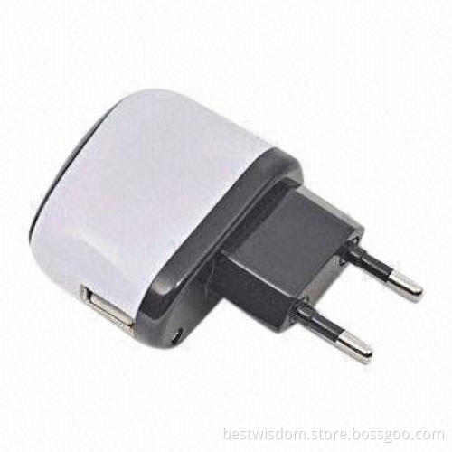 Charger for iPhone, Compatible with iPad, iPod, MP3 and More, 500mA to 2.1A Charging Rate